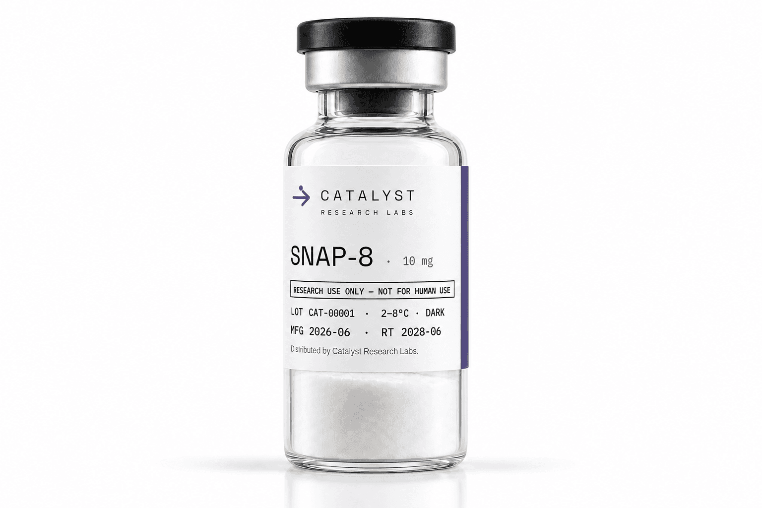 SNAP-8 research vial